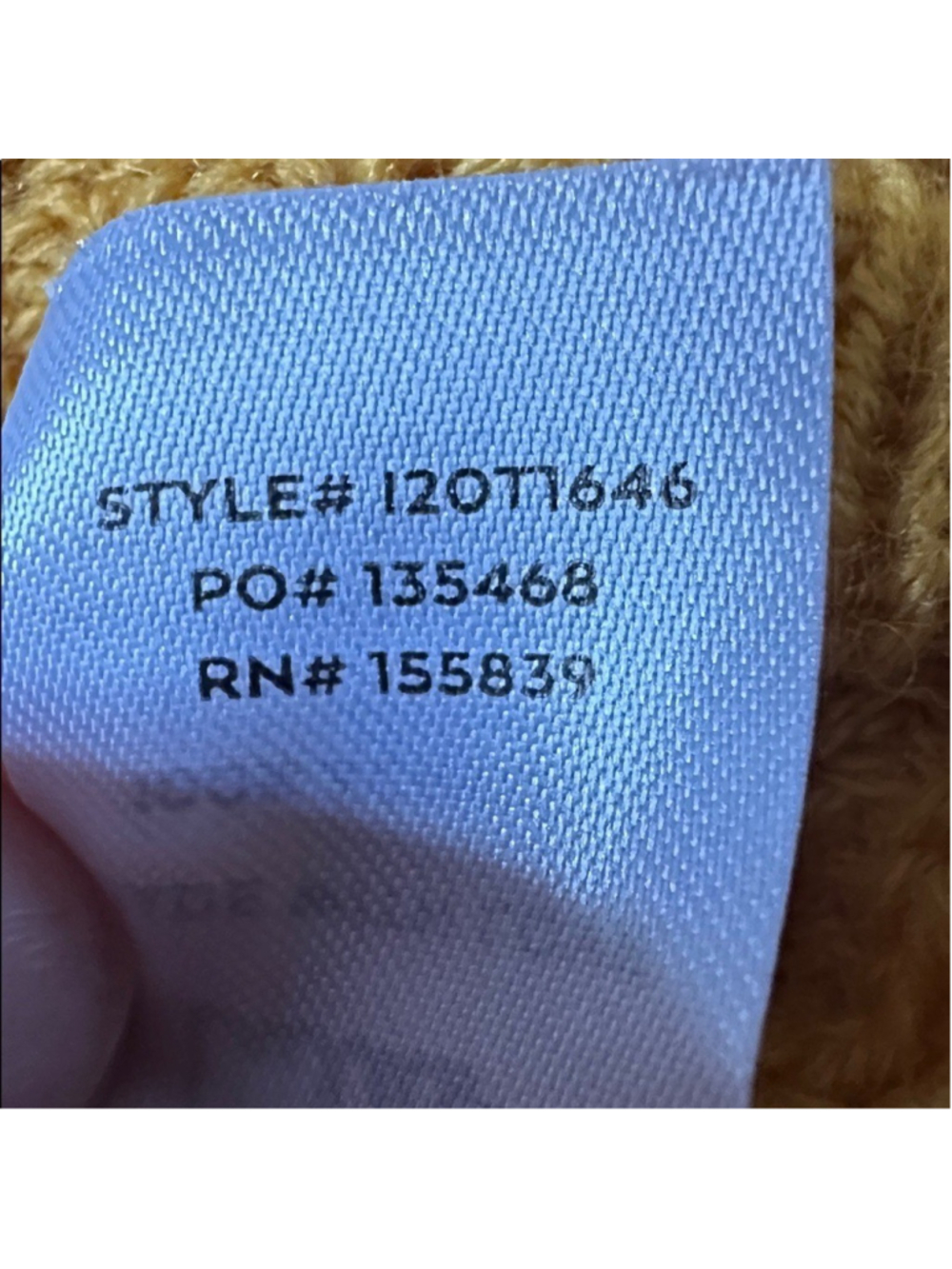 Lulus Fall is Calling Mustard Yellow Knit V-Neck Cropped Sweater women's small - Picture 9 of 12